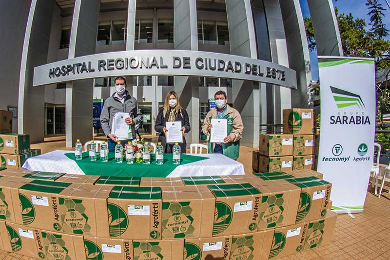 Grupo Sarabia firma alianza con el Hospital Integrado Respiratorio de Alto Paraná