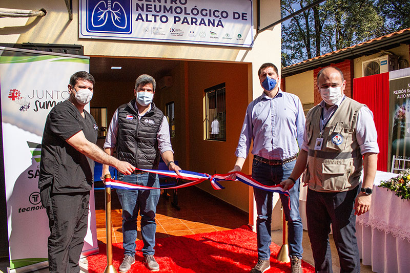 Grupo Sarabia inaugura Centro Neumológico como parte de la contribución de 400.000 U$S