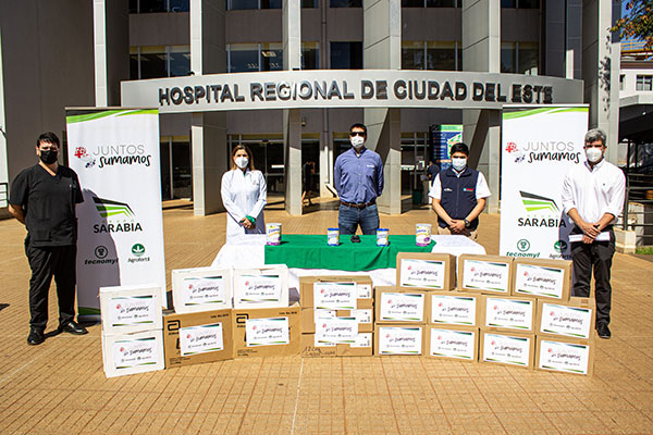 Grupo Sarabia entregó alimentos parenterales al Hospital Integrado Respiratorio 
